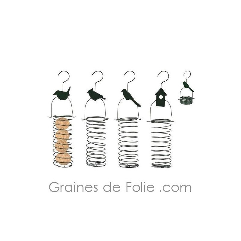 Windhager Friends Distributeur Boules De Graisse Pour Oiseaux - 8 à 10 Boules - Métal Résistant